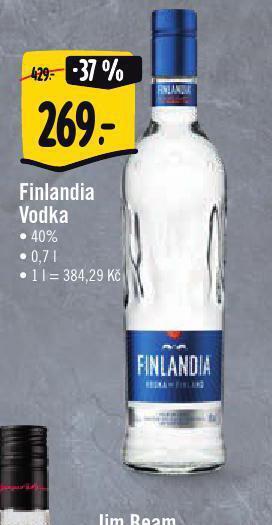Jip Finlandia vodka nabídka