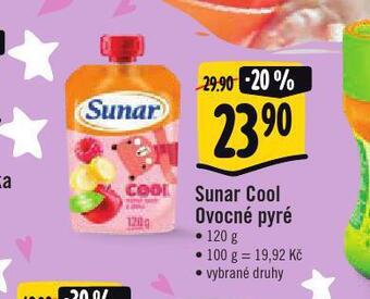 Jip Sunar cool ovocné pyré nabídka