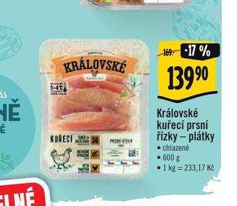 Jip Královské kuřecí prsní řízky - plátky nabídka