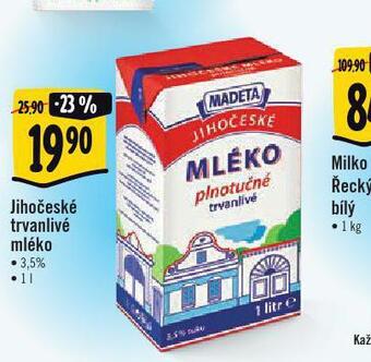 Albert Trvanlivé mléko 3,5% nabídka