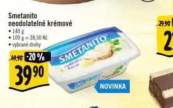 Albert Smetanito neodolatelné krémové nabídka