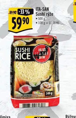 Albert Ita-san sushi rýže nabídka