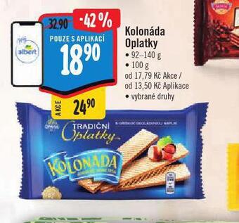 Albert Kolonáda oplatky nabídka