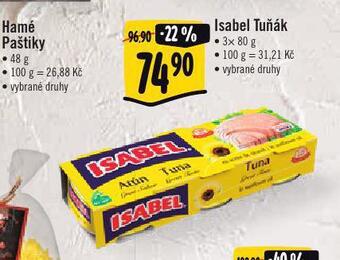 Albert Isabel tuňák nabídka