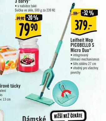 Albert Leifheit mop picobello s micro duo nabídka