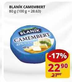 Flop Blaník camembert 80 g nabídka