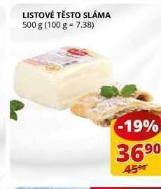 Flop Listové těsto sláma 500 g nabídka