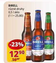 Flop Birell různé druhy 0,5l nabídka