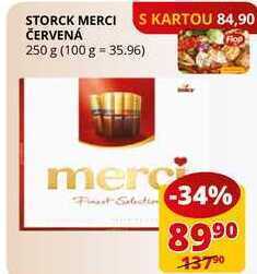 Flop Storck merci červená 250 g nabídka