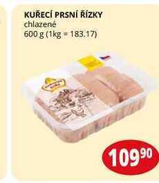 Flop Kuřecí prsní řízky chlazené 600 g nabídka