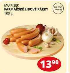 Flop Farmářské libové párky 100 g nabídka