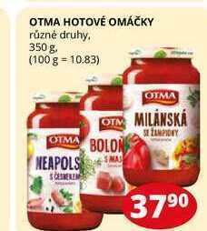 Flop Otma hotové omáčky různé druhy, 350 g nabídka