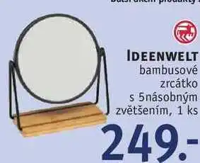 Rossmann Ideenwelt bambusové zrcátko nabídka