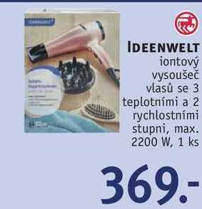 Rossmann Ideenwelt iontový vysoušeč vlasů nabídka