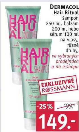 Rossmann Dermacol hair ritual šampon, 250 ml nabídka