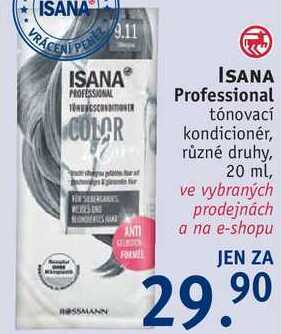 Rossmann Isana professional tónovací kondicionér, 20 ml nabídka