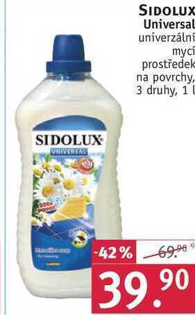 Rossmann Sidolux universal univerzální mycí prostředek na povrchy, 1 l nabídka