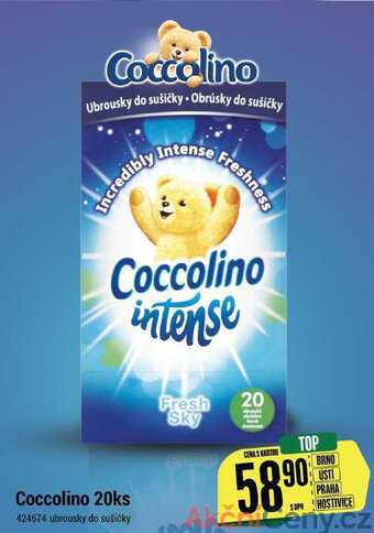 Tamda Foods Coccolino ubrousky do sušičky 20 ks nabídka