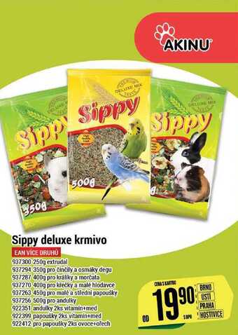 Tamda Foods Sippy deluxe krmivo nabídka