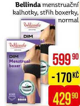 Teta Bellinda menstruační kalhotky, střih boxerky, normal nabídka
