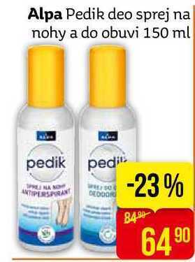 Teta Alpa pedik deo sprej na nohy a do obuvi 150 ml nabídka