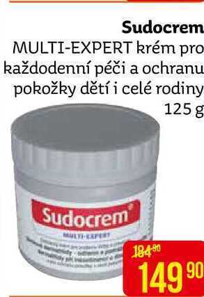 Teta Sudocrem multi-expert krém pro- každodenní péči a ochranu pokožky dětí i celé rodiny 125 g nabídka