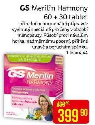 Teta Gs merilin harmony 60+ 30 tablet přírodní nehormonální přípravek vyvinutý speciálně pro ženy v období menopauzy nabídka