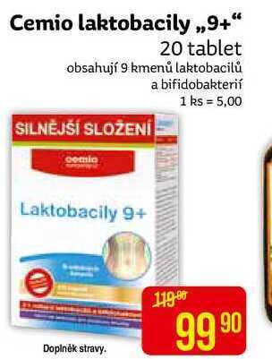 Teta Cemio laktobacily ,9+" 20 tablet nabídka