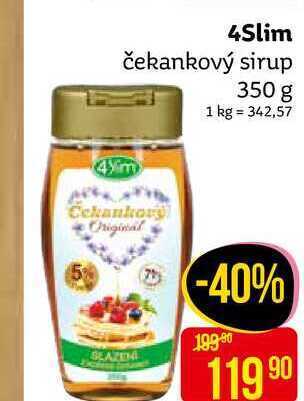 Teta 4slim čekankový sirup 350 g nabídka