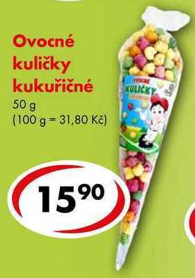 CBA Ovocné kuličky kukuřičné, 50 g nabídka