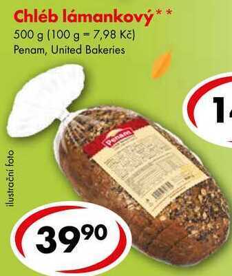 CBA Chléb lámankový, 500 g nabídka