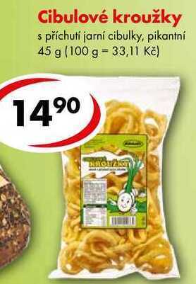 CBA Cibulové kroužky, 45 g nabídka