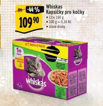 Albert Whiskas kapsičky pro kočky nabídka