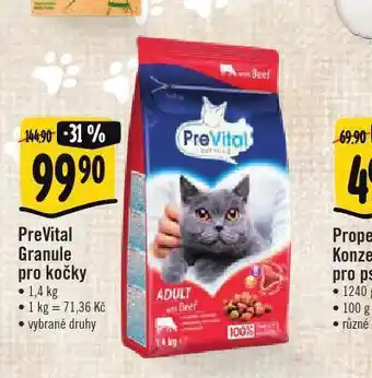 Albert Prevital granule pro kočky nabídka