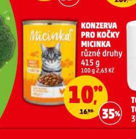 Penny Market Micinka konzerva pro kočky nabídka