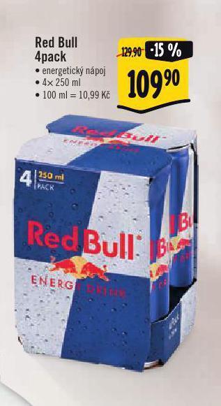Albert Red bull 4pack nabídka