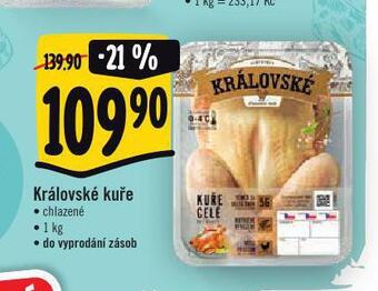Albert Královské kuře nabídka