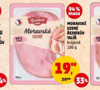 Penny Market Moravské uzené nabídka