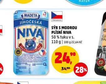 Penny Market Sýr s modrou plísní niva nabídka