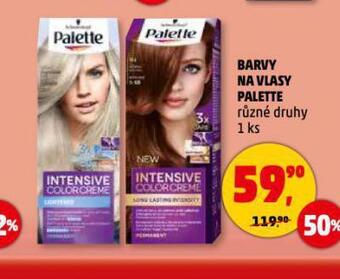 Penny Market Palette barva na vlasy nabídka