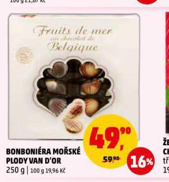 Penny Market Bonboniéra mořské plody van d´or nabídka