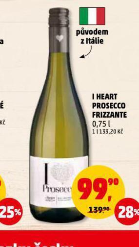 Penny Market I heart prosecco frizzante nabídka