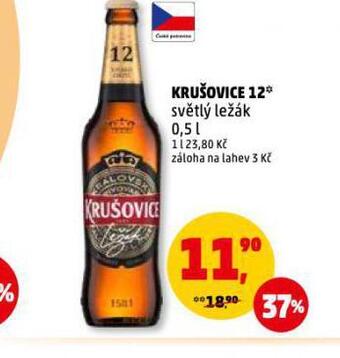 Penny Market Pivo krušovice 12 královský ležák nabídka