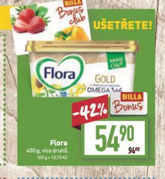 Billa Flora nabídka