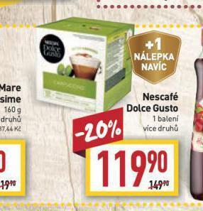 Kávové kapsle dolce gusto