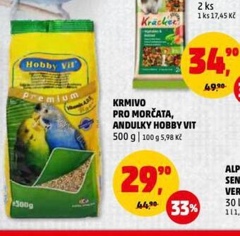 Penny Market Hobby vit krmivo pro andulky nabídka