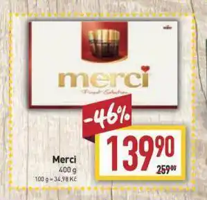Billa Merci dezert nabídka