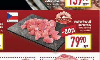 Billa Vepřový guláš nabídka