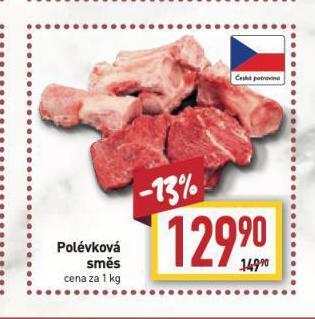 Billa Polévková směs nabídka