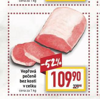 Billa Vepřová pečeně bez kosti nabídka